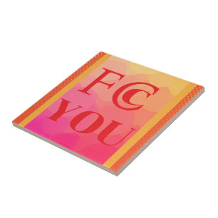 Azulejo de cerámica FCC YOU