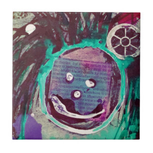 Azulejo De Cerámica Feliz