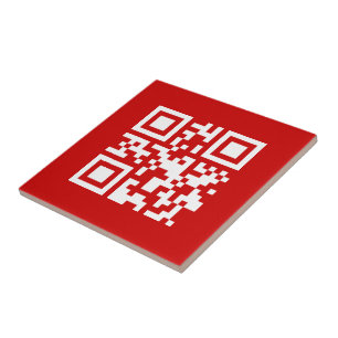 Azulejo De Cerámica ¡Feliz Año Nuevo! — Código QR
