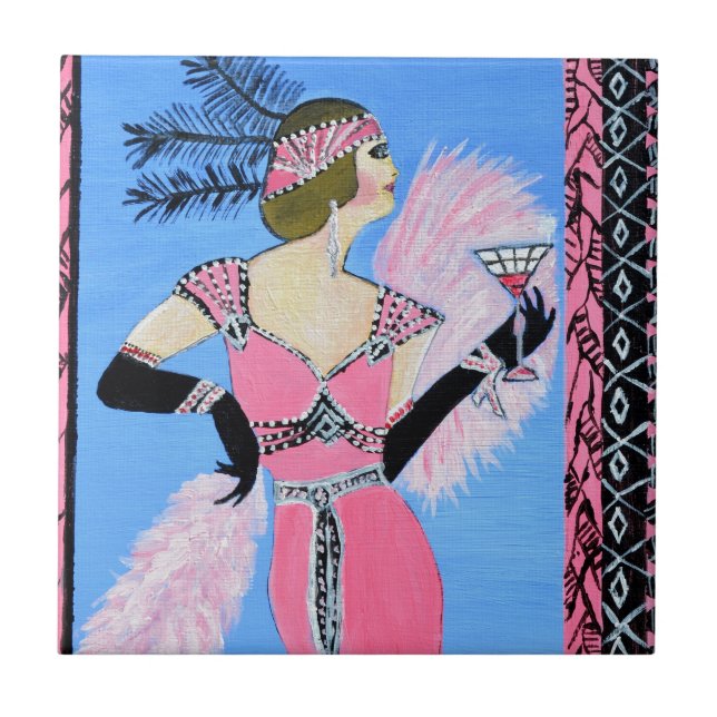 Azulejo De Cerámica Feliz cumpleaños (Frente)