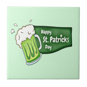 Azulejo De Cerámica Feliz Día de San Patricio
