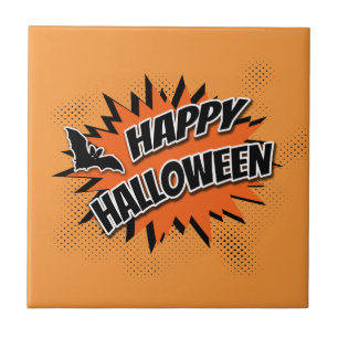 Azulejo De Cerámica Feliz Halloween