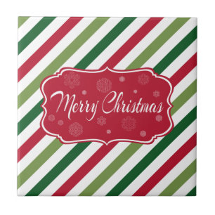 Azulejo De Cerámica Feliz Navidad