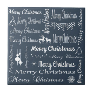 Azulejo De Cerámica Feliz Navidad