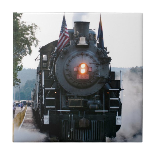 Azulejo De Cerámica Ferrocarril del Gran Cañón (Frente)