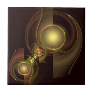 Azulejo De Cerámica Ficha de arte resumen de conexión íntima