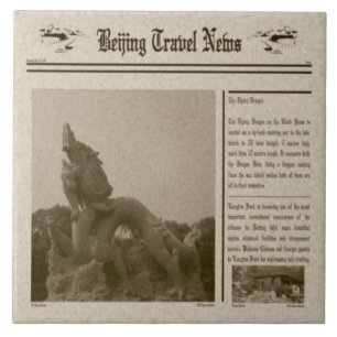 Azulejo De Cerámica Ficha de periódico