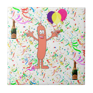 Azulejo De Cerámica fiesta de salchicha