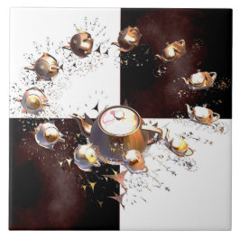 Azulejo De Cerámica Fiesta de Teapot