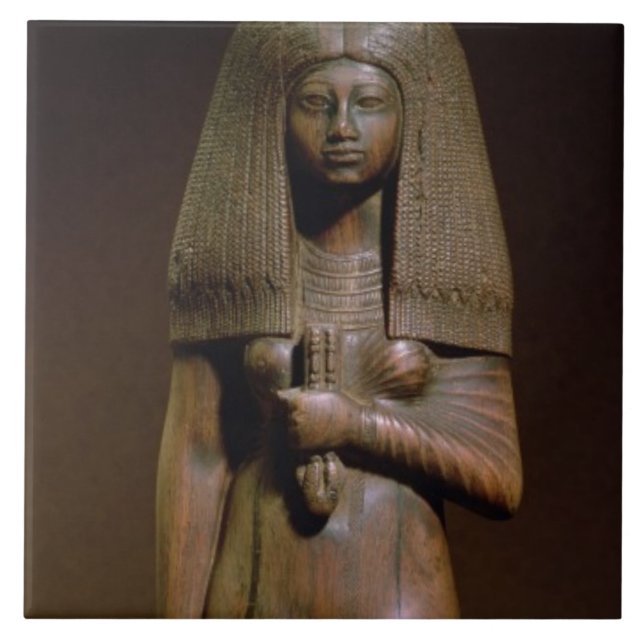 Azulejo De Cerámica Figurilla del Tuya, cabeza del harem del minuto, N (Frente)