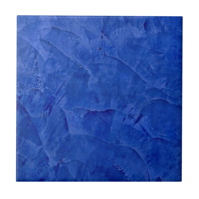 Azulejo De Cerámica Fin de Faux Blue de Toscana (Frente)