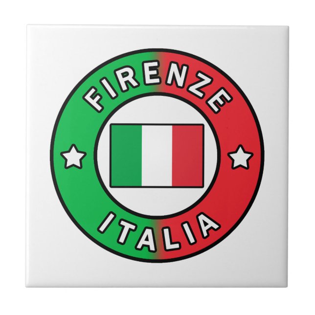 Azulejo De Cerámica Firenze Italia (Frente)