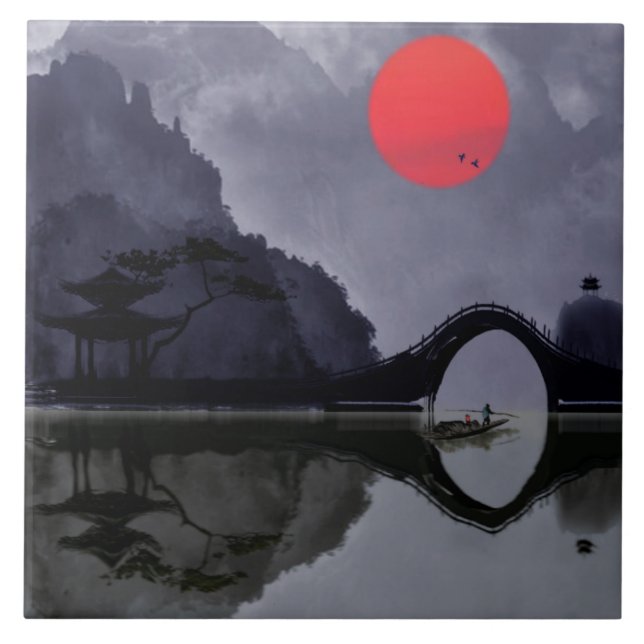 Azulejo De Cerámica Fisherman Tile (Frente)