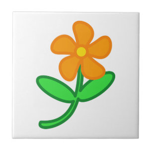 Azulejo De Cerámica Flor