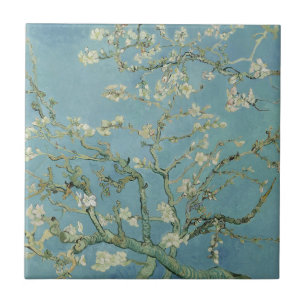 Azulejo de cerámica Flor de Almendro de Vincent Va