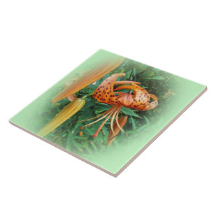 Azulejo De Cerámica Flor silvestre Cap Lily de Turquía