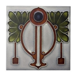 Azulejo de Cerámica - Floral Antiguo Modernista