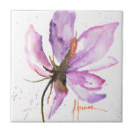 Azulejo De Cerámica Floral audaz IV<br><div class="desc">Floral en negrita IV de Leticia Herrera</div>