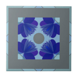 azulejo de cerámica floral marroquí