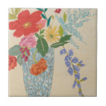 Azulejo De Cerámica Florecimiento de primavera II<br><div class="desc">Floral</div>