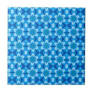 Azulejo De Cerámica Flores blancas congeladas