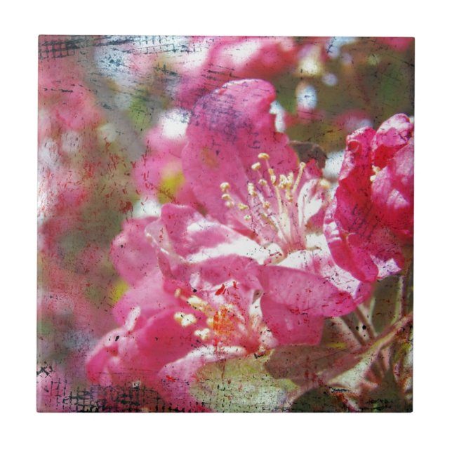 Azulejo De Cerámica Flores de arce (Frente)