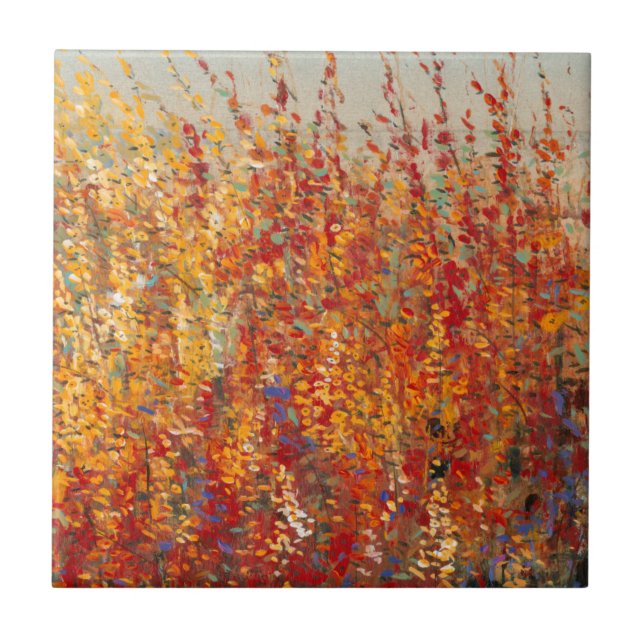 Azulejo De Cerámica Flores de desierto altas temperaturas II (Frente)