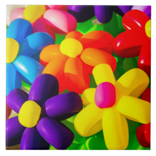 Azulejo De Cerámica Flores de globos de juguete
