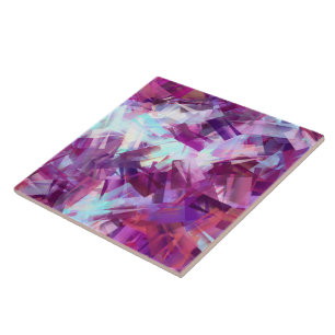 AZULEJO DE CERÁMICA FLORES DE LAVENDER