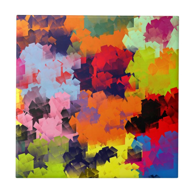 AZULEJO DE CERÁMICA FLORES DE VERANO (Frente)