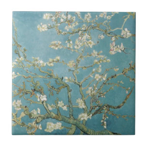 Azulejo De Cerámica Flores Gogh Ramas Flores de Almendro Naturaleza