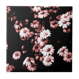 Azulejo De Cerámica Flores rosas #4250 Almoja cerámica