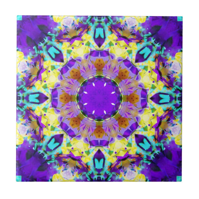 Azulejo De Cerámica flower (Frente)