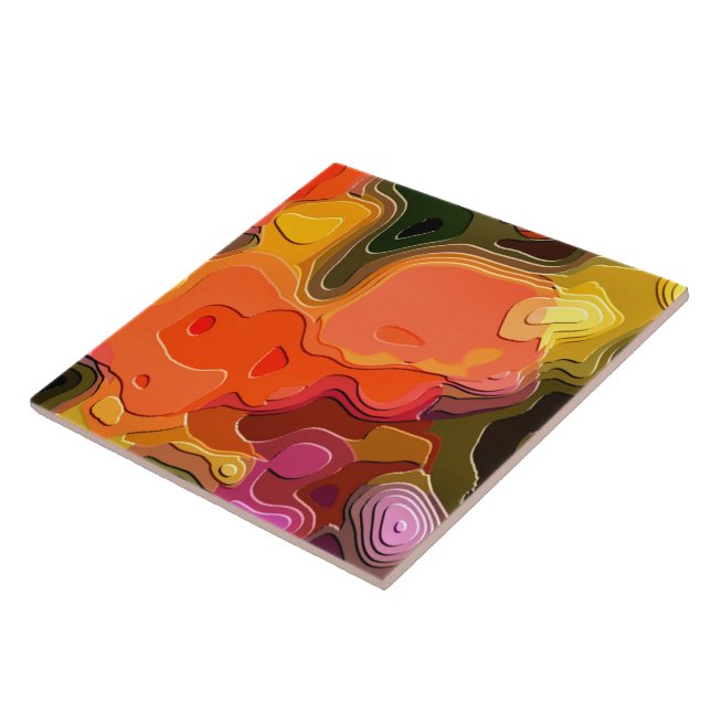 AZULEJO DE CERÁMICA FLOWER GARDEN (Lado)