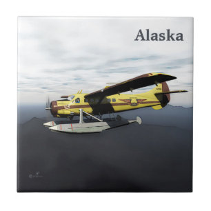 Azulejo De Cerámica Flying Moose Aviation de Havilland DH3-C Otter
