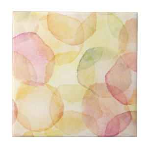 Azulejo De Cerámica Fondo abstracto diseñado con la acuarela