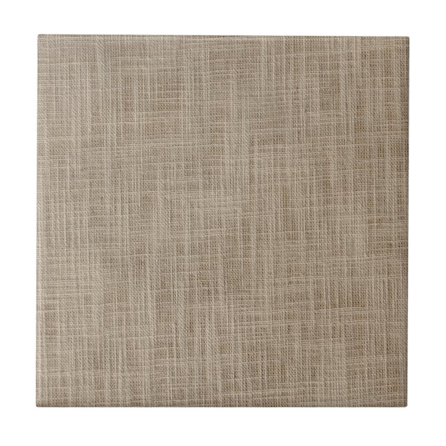 Azulejo De Cerámica Fondo del saco de Gunny (Frente)