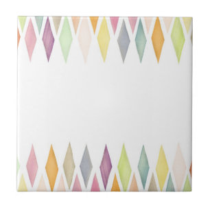 Azulejo De Cerámica Fondo diseñado de la acuarela