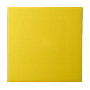 Azulejo De Cerámica Fondo sólido color amarillo oscuro amarillo mostaz
