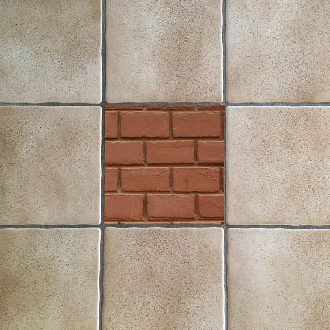 Azulejo De Cerámica Fondo Terra Cotta Naranja Ladrillo rojo DIY (Subido por el creador)