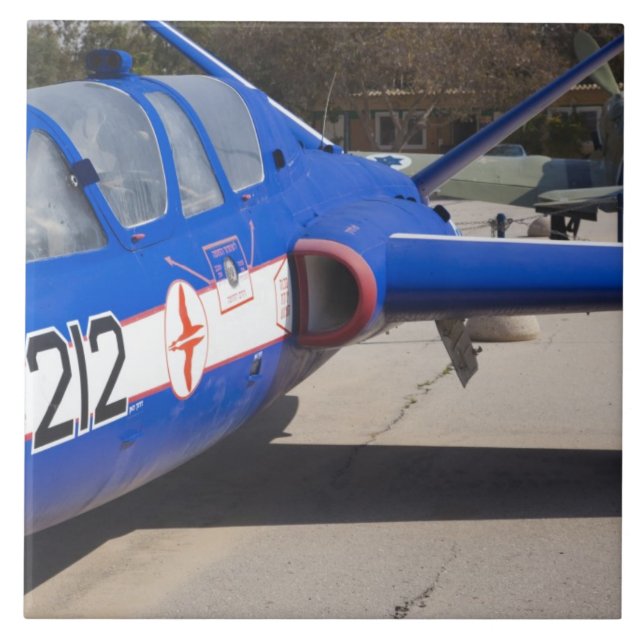 Azulejo De Cerámica Formador Fouga Magister francés (Frente)