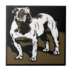 Azulejo De Cerámica Foso de animal de corte victoriano impresionante B