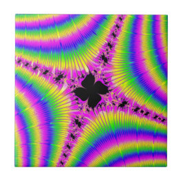 Azulejo De Cerámica Fractal 114 mosaico