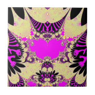 Azulejo De Cerámica Fractal 20 mosaico