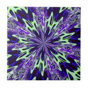 Azulejo De Cerámica Fractal 50 mosaico