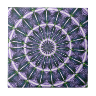 Azulejo De Cerámica Fractal 7 mosaico