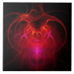 Azulejo De Cerámica Fractal - Ciencia - La red neuronal
