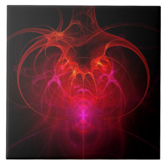 Azulejo De Cerámica Fractal - Ciencia - La red neuronal