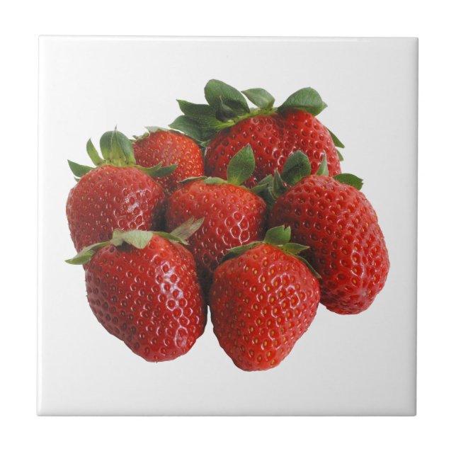 Azulejo De Cerámica Fresas (Frente)