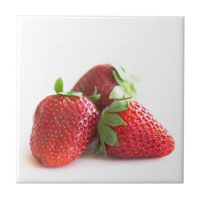 Azulejo De Cerámica Fresas (Frente)